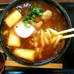 お食事処 いろりばた - カレー南蛮うどん大盛