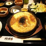 板前バル - 「手仕込み豚ロースかつ煮定食（￥900）」