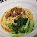 松の樹 - 厨房担々麺 ゴマ入り汁無し担々麺