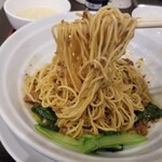 松の樹 - 厨房担々麺 ゴマ入り汁無し担々麺