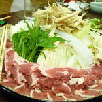 森のおはな - 鴨鍋　（〆に雑炊）