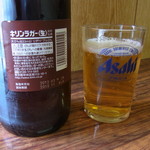 さつま - 【2012.04.　初訪】　ビールは大瓶ラガー600円