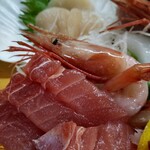 にし与 - 刺身の盛合わせ定食