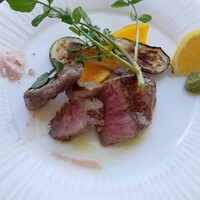 鉄板焼き 銀座 ポルトファーロ 本店 - サーロインステーキ