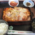 日韓ひろば - チーズタッカルビ定食(2020.2.19)