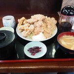 Sakurajima Kagoshima Ramen - 唐揚げ定食　999円税込み