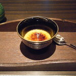 アワビの肝のブリュレ