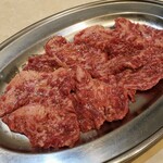 高句麗 - 上ロース(塩)１人前…１１５０円 ※写真は２人前