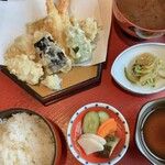 呑兵衛 - 天ぷら定食　1485円