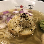 Japanese Soba Noodles 蔦 - 栗蟹の身とお麩の蟹味噌焼き