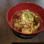 魚と旬菜と日本酒　炙りのどまん中 - お通し