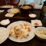 中国料理 王記 - エビマヨ定食980円