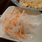 中国料理 王記 - 広東麺と半チャーハン820円