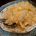 中国料理 王記 - 広東麺と半チャーハン820円