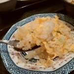 中国料理 王記 - 広東麺と半チャーハン820円