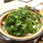 浅草じゅうろく - セリの鍋