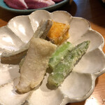 浅草じゅうろく - 天麩羅3種