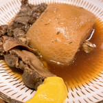 寿々や - 大根と牛すじの煮込み