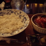 茶豆 - 茶豆（笹塚）：お初の「牛スジ煮込みカレー」