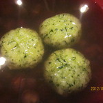 たねや日牟禮茶屋 - よもぎぜんざい、アップ！