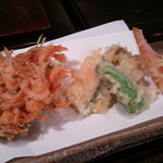 _きょうや(本日の天ぷら(魚介、野菜))