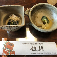 飴源 - 葉山葵、野蒜と刺身蒟蒻