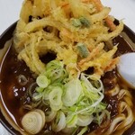 そこそこ - 牛すじカレーかきあげうどん