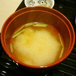 蓬左茶寮 - =豆腐のお味噌汁=