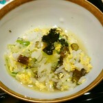 蓬左茶寮 - =河豚とワラビの雑炊=