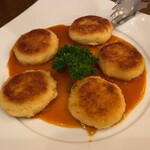 レストラン ミュール - 蟹クリームのパン粉焼き