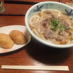 鶴天 - 肉うどんといなり