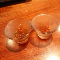 飛騨季節料理 肴 - ニジマスとアマゴの卵