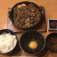 スギモト 本店 - すき鍋定食（お肉２倍）