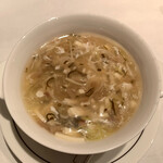 ヘイフンテラス - 衣笠茸と野菜のスープ