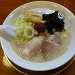 煮干中華 あさり - 辛味そば750円(裏メニューで塩)