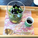 レストラン プルヌス - 抹茶豆かん