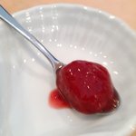 とりはた - 試食のイチゴジャム