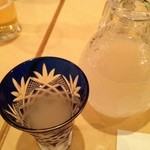 Sushi Tochinoki - 日本酒は「庭のうぐいす」から