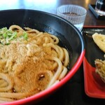 伊予製麺 - 2002ぶっかけうどん（温）と天ぷら