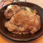 ジョナサン - 地鶏“阿波尾鶏”ステーキ 醤油ガーリックソース(1,209円)