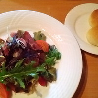 Ristorante YAMANOE - 2012年4月　Aコース　生ハムサラダ