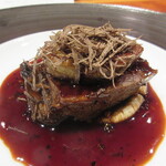 レストラン キモト - 【黒毛和牛サーロインのローストとフォアグラのソテー　ロッシーニ仕立て】