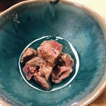 れんげ料理店 - 鶏白レバーのオイル漬け
