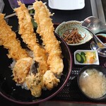四季海鮮料理亭 - あなごジャンボ天丼
