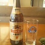 松栄庵 - 瓶ビール600円