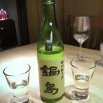 TTOAHISU - 別の鍋島を 最初はテイスティング量を頂き、次に通常量を頂いたのですが、通常量グラスのお写真を撮り忘れました。m(__)m 通常量はこのグラスギリギリまで、注がれました