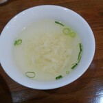 Saisai Chuuka Dainingu - マーボー丼大盛りに付いてくる玉子スープ