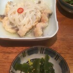 浜名ッ子 - 南蛮漬けとお通し。