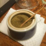 浜名ッ子 - おしぼりに山椒のせ。