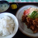 ふきのとう - ザンギ定食（７５０円）